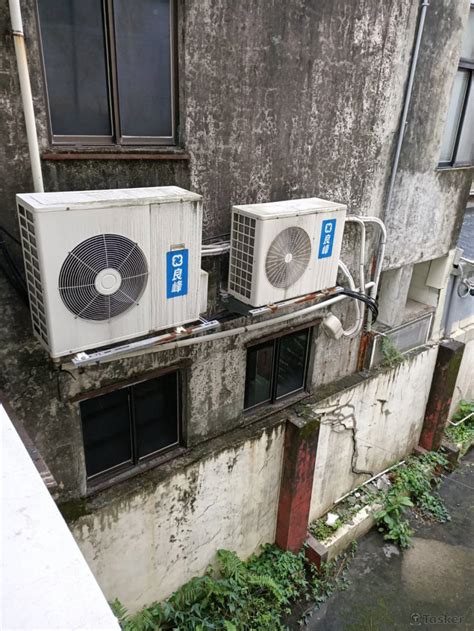 冷氣室外機 盆栽